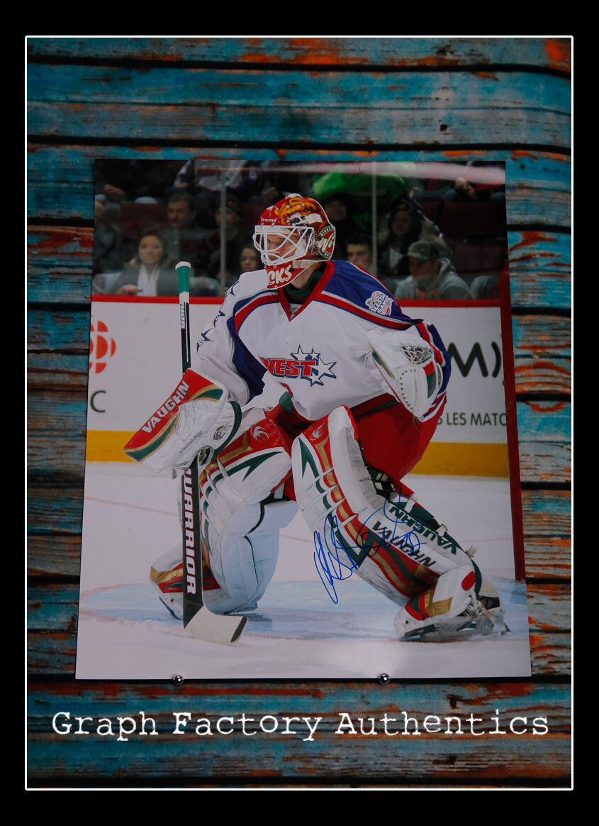 **GFA Minnesota Wild *NIKLAS BACKSTROM* Signed 16x20 Photo Poster painting AD1 COA**