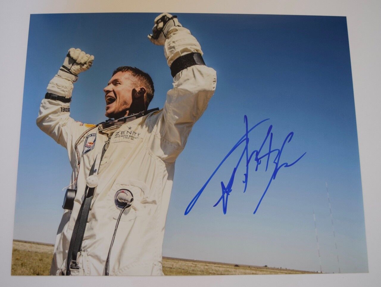 Felix Baumgartner Signed Autographed 11x14 Photo Poster painting Skydiver Basejumper COA VD