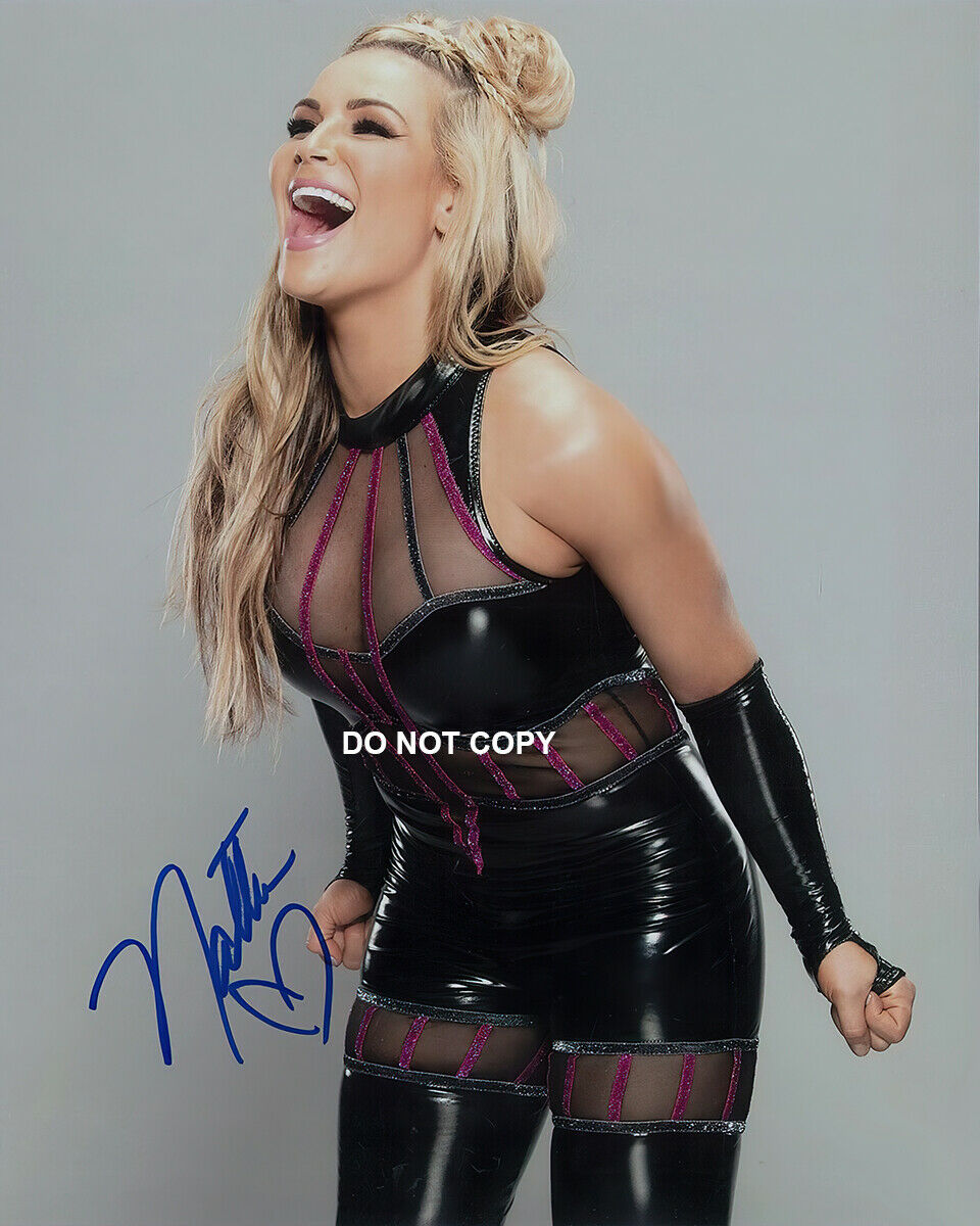 Natalya - Autographed Signed 8x10 Photo Poster painting (WWE) Reprint