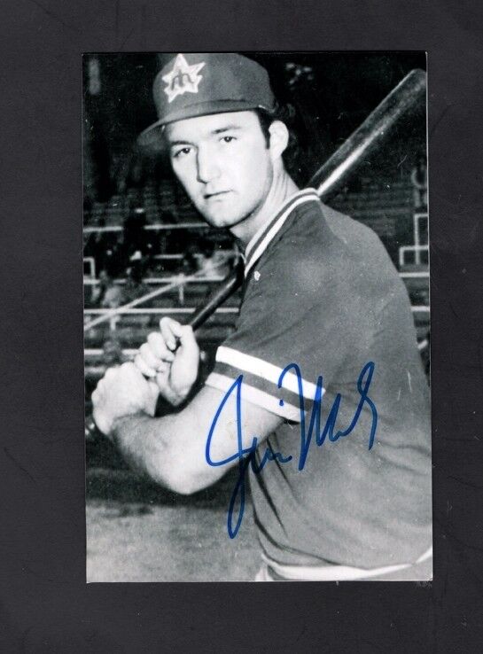 1981-83 JIM MALER SEATTLE MARINERS AUTOGRAPHED PC SIZED Photo Poster painting