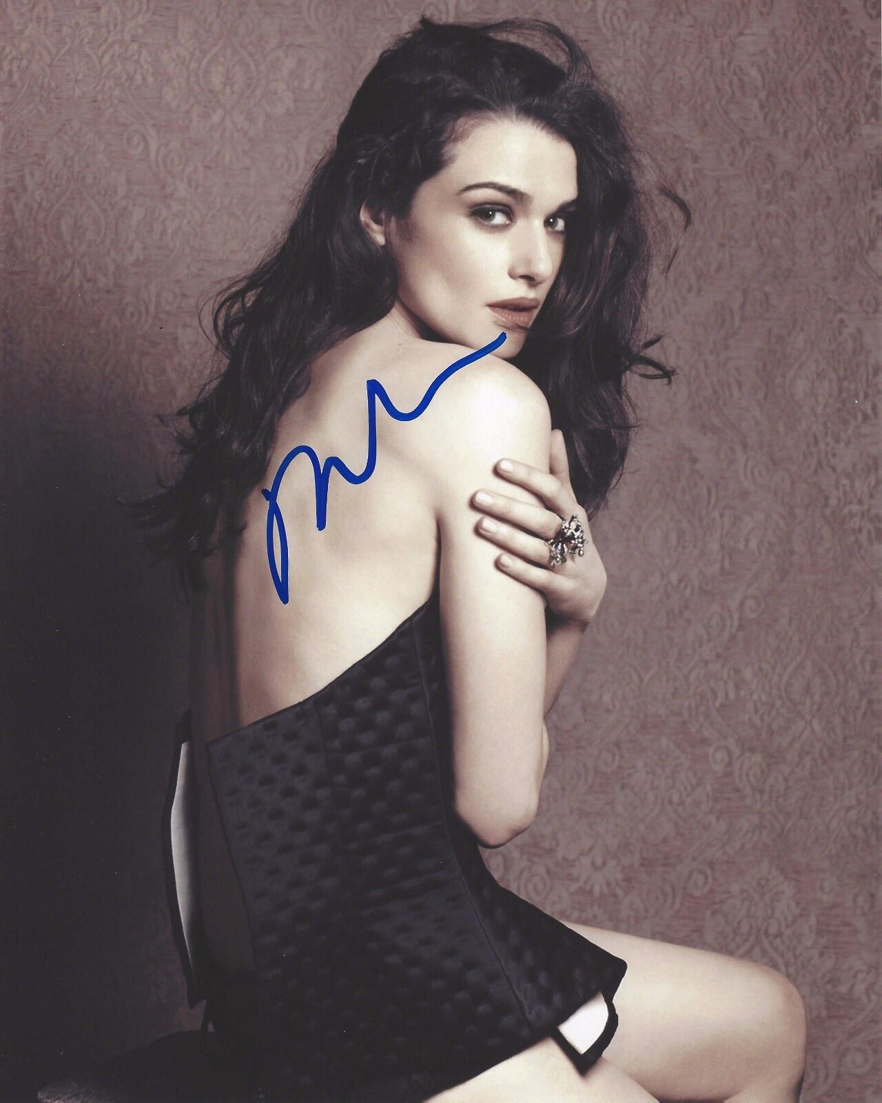 SEXY ACTRESS RACHEL WEISZ HAND SIGNED 8X10 Photo Poster painting C W/COA THE LOBSTER MUMMY