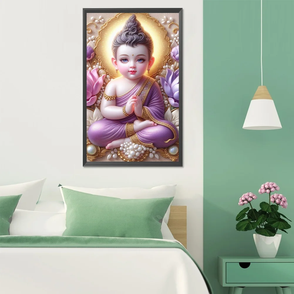 Full Round Diamond Painting 30*50cm - Buddha Art