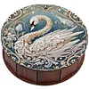 Diamond Painting Snack Box Kit Art Decor Round Snack Box Handmade Art Decoration