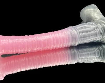 Fantasy Monster Unicorn platinum silicone dildo 12 inch Huge Big Long Anal Sex  Toy mature