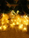 5 Pack Christmas Window Lights Decorations with Suction Cup Battery Powered LED Sucker Lamp Multifunctional Xmas Decorative Lights for Christmas Window Glass Wall Indoor Decorations