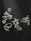 4pcs Vintage Rings Accessories