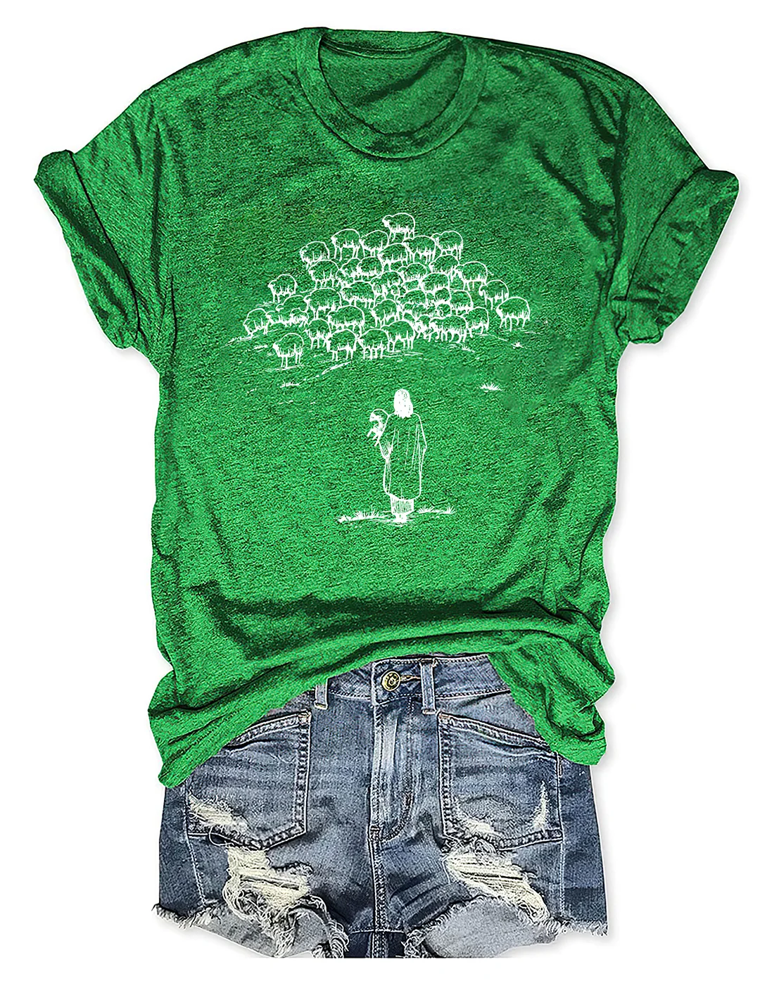 Jesus And Sheep T-shirt