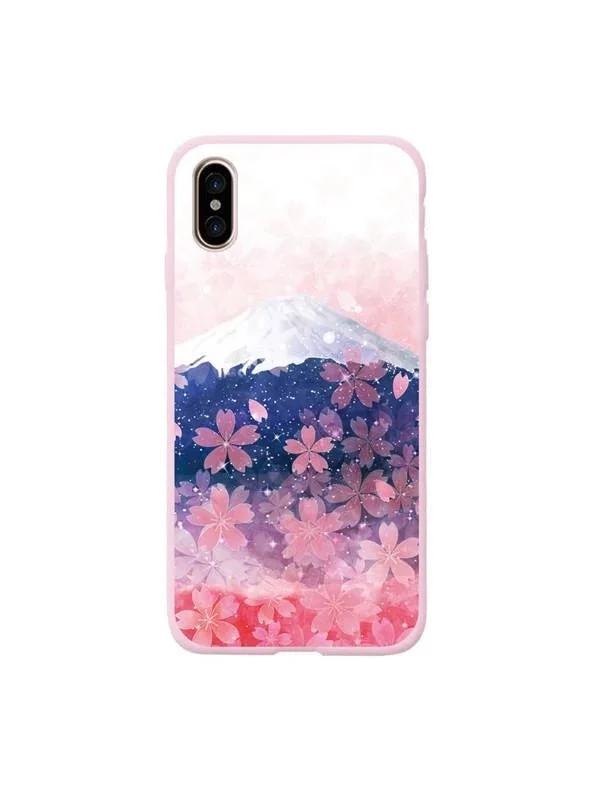 Sakura Mount Fuji Phone Case