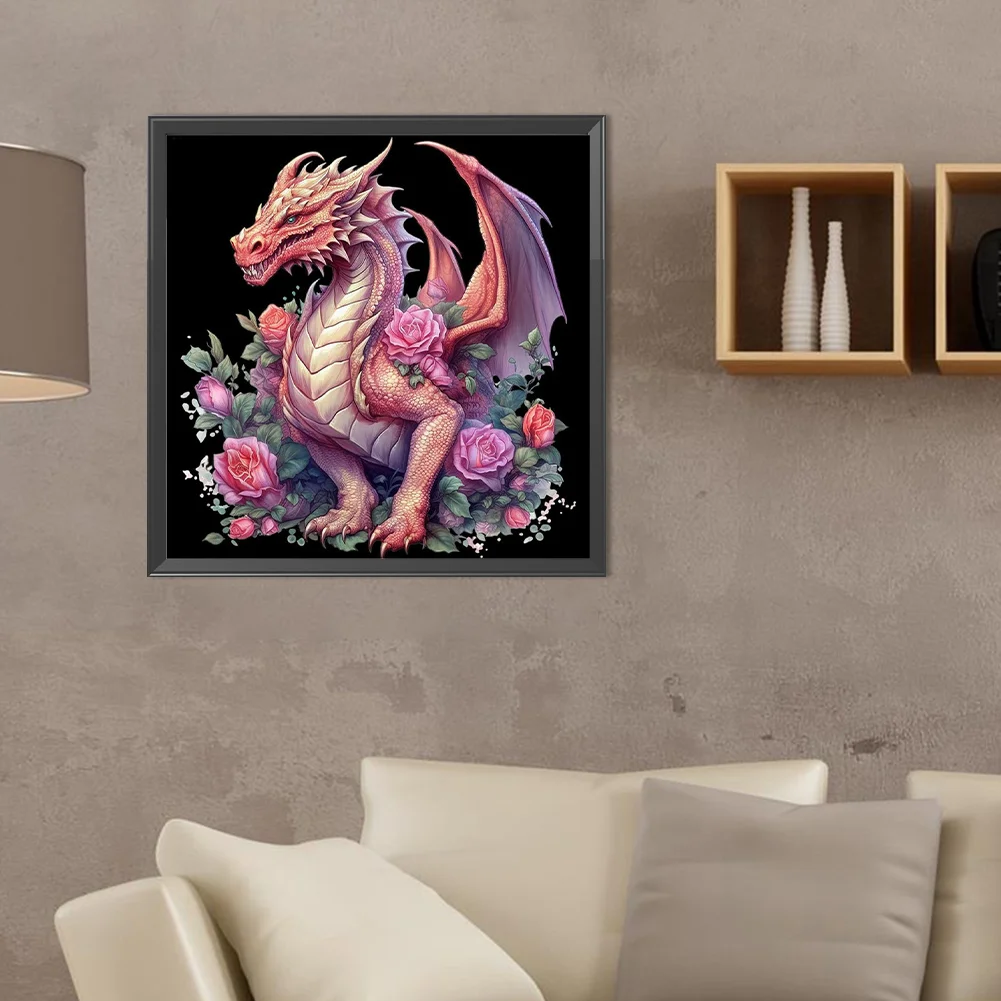 Diamond Painting - Full Round Drill - Dragon(Canvas|40*40cm)