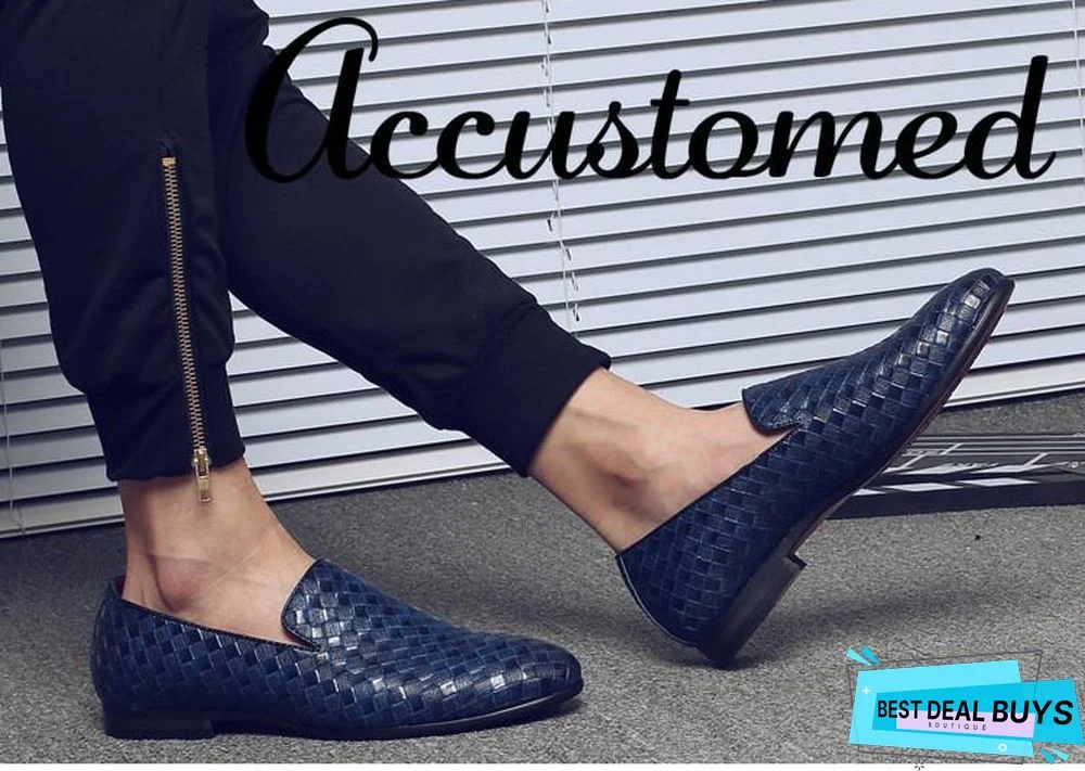 Leather Casual Driving Oxfords Shoes Men Loafers Moccasins Italian Shoes for Men Flats