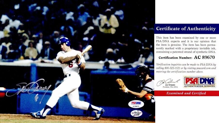 Steve Garvey Signed Los Angeles Dodgers 8x10 inch Photo Poster painting - PSA/DNA COA