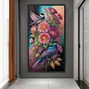 Diamond Painting -DIY Round Drill Flowers and Birds(40x70cm)