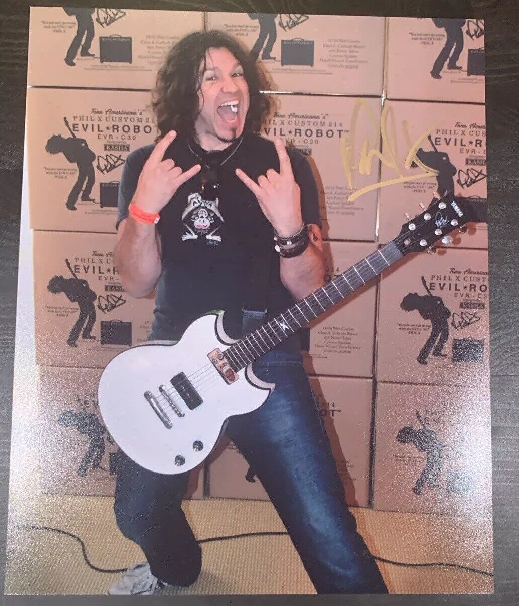 Phil X Signed 8x10 Photo Poster painting Bon Jovi Autographed NAMM