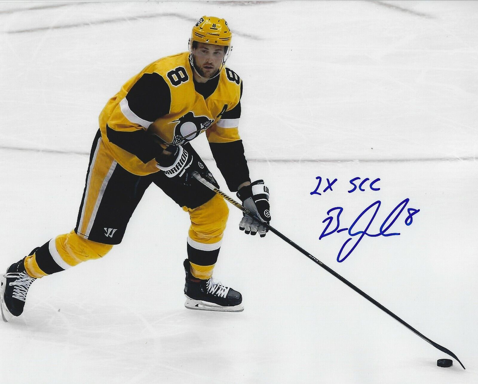 Autographed 8x10 BRIAN DUMOULIN 2X SCC