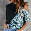 Gioiacombo™ Top a pannello con stampa leopardata con spalle scoperte