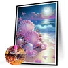 Diamond Painting-DIY Full Round Drill Beach Scenery