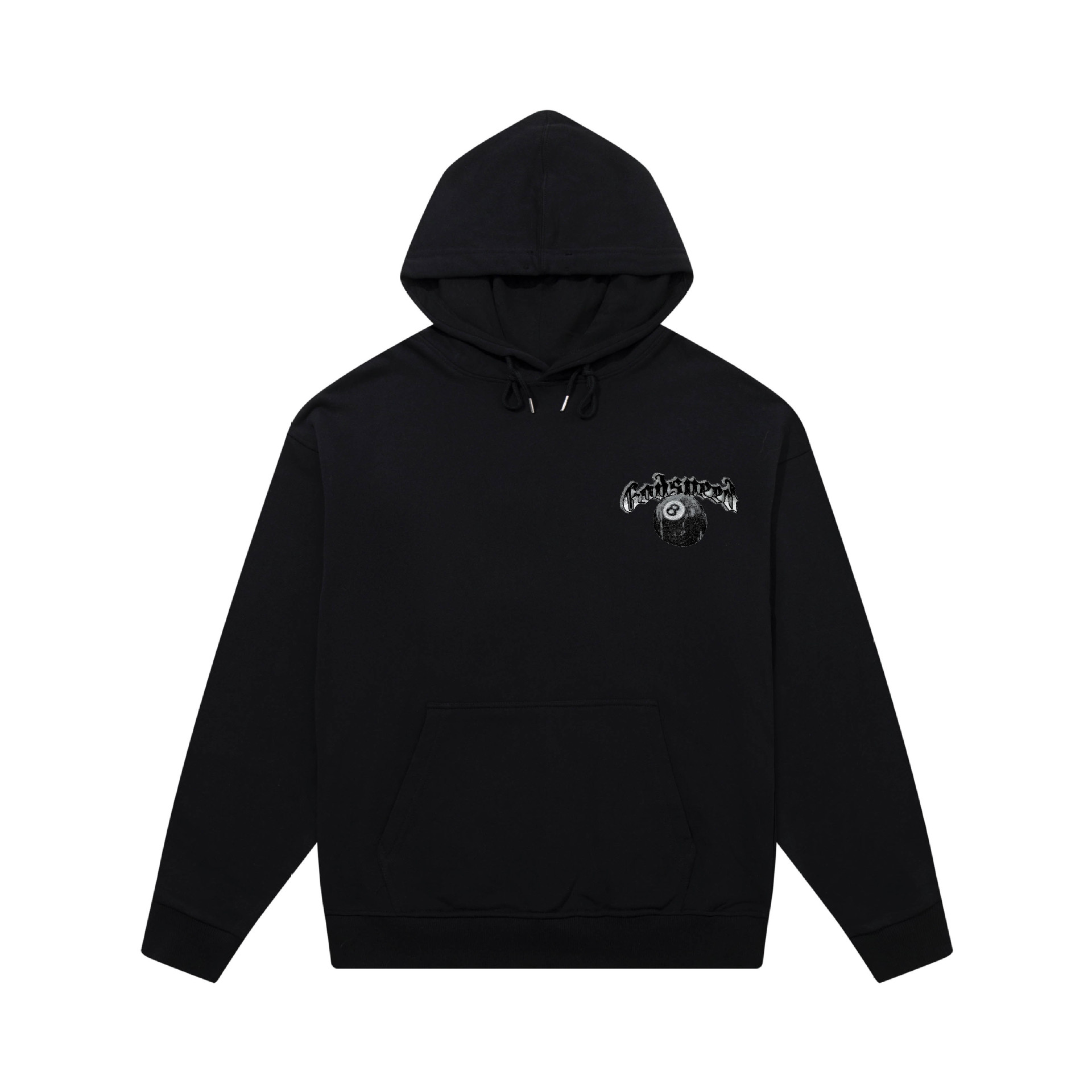 GODSPEED Hoodie Black – Surf Club Oversized Streetwear