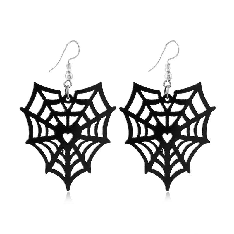 6 Pieces Gothic Cat Spider Alloy Women’S Drop Earrings 1 Pair