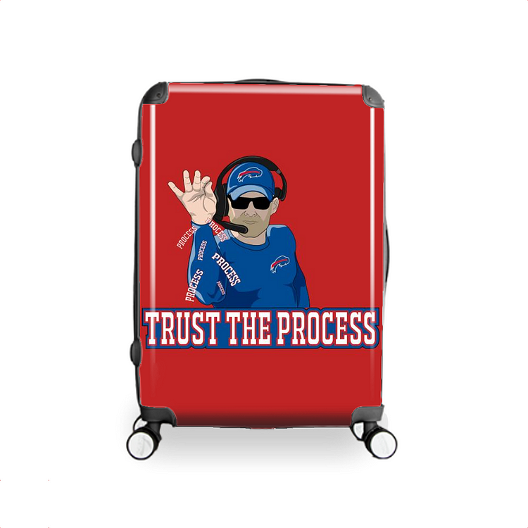 Trust The Process, Football Hardside Luggage