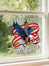 America 250th Anniversary 1776-2026 Car Window Decal Sticker for Vehicle and Truck