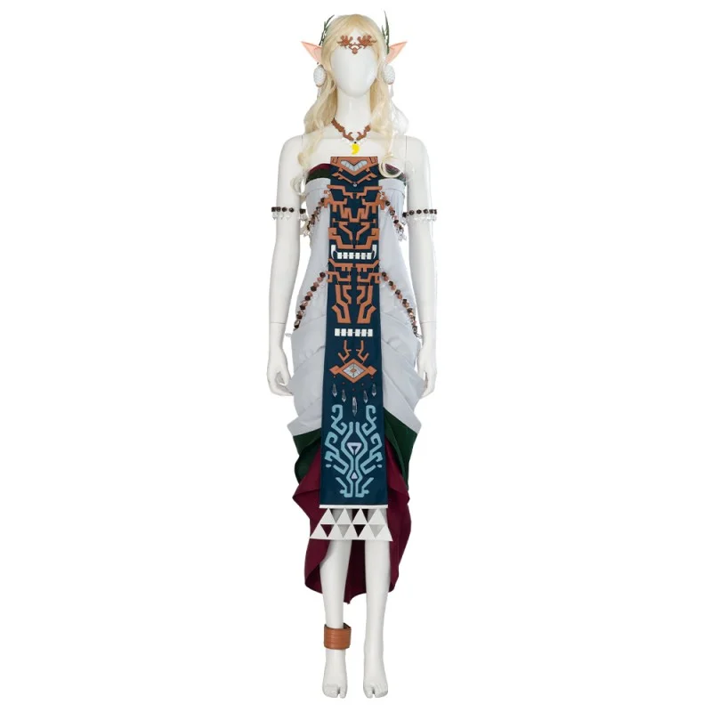 The Legend of Zelda Tears of the Kingdom Queen Sonia Cosplay Costumes