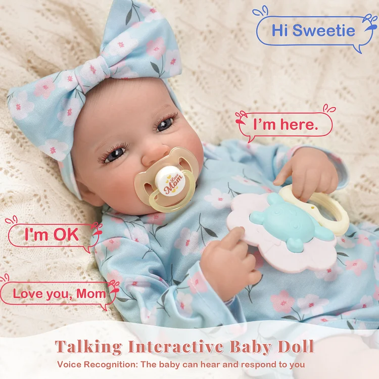 Babeside Smiling Reborn Baby Leen 20'' Little Infant Girl Best Gift for Kids