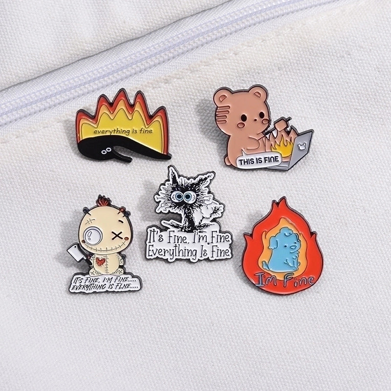 Cartoon Style Cowboy Style Animal Letter Alloy Stamping Stoving Varnish Women’s Brooches