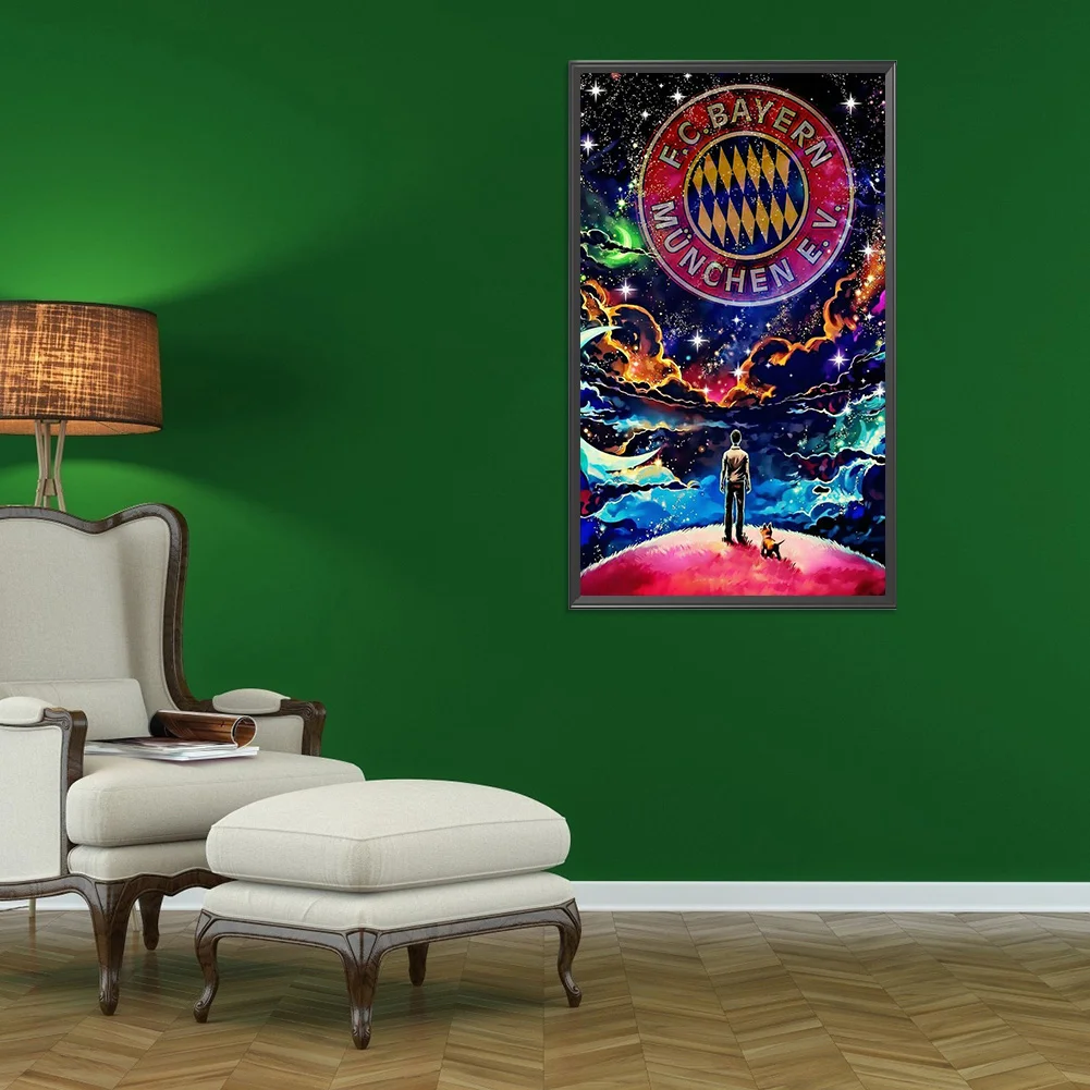 Diamond Painting - Full Round Drill - Bayern Munich Team(30*50cm)
