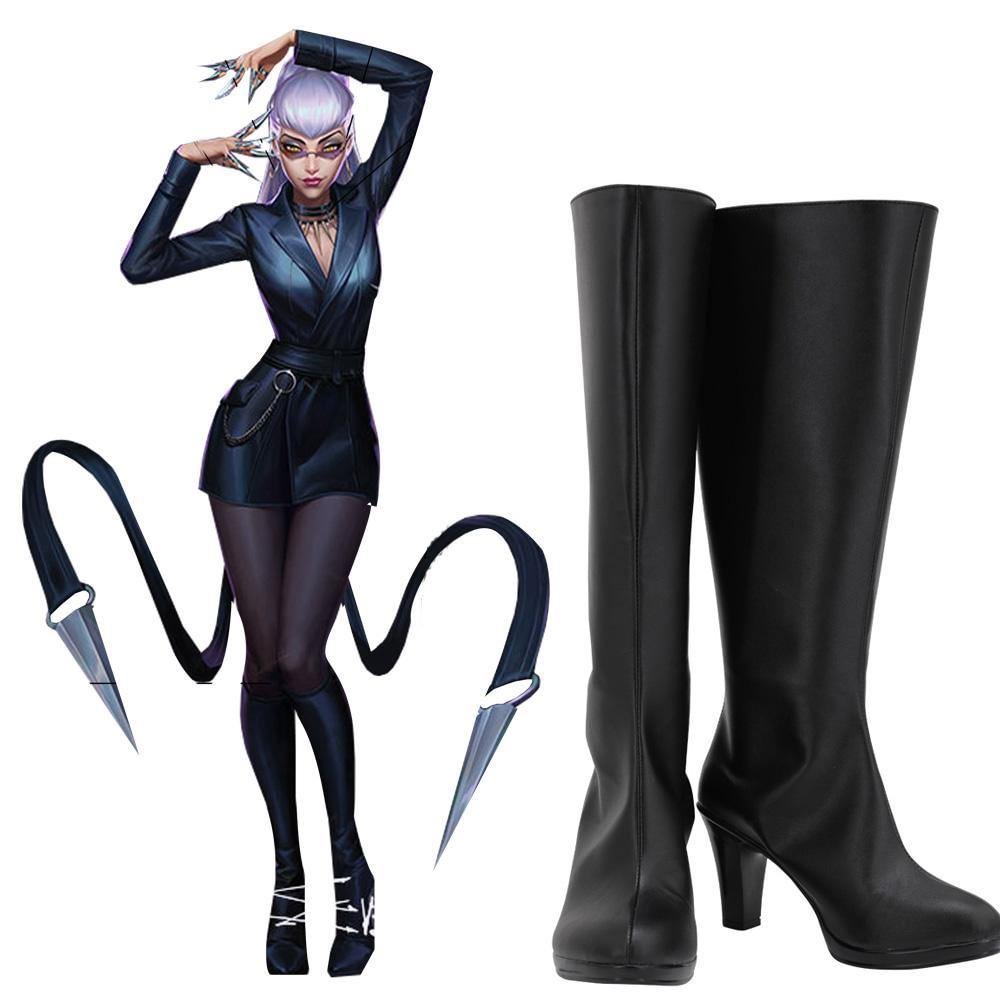 League of Legends Kda THE BADDEST Evelynn Stiefel Cosplay Schuhe