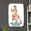 Pin Up Girl - Vintage Metal Signs - 20*30cm/30*40cm