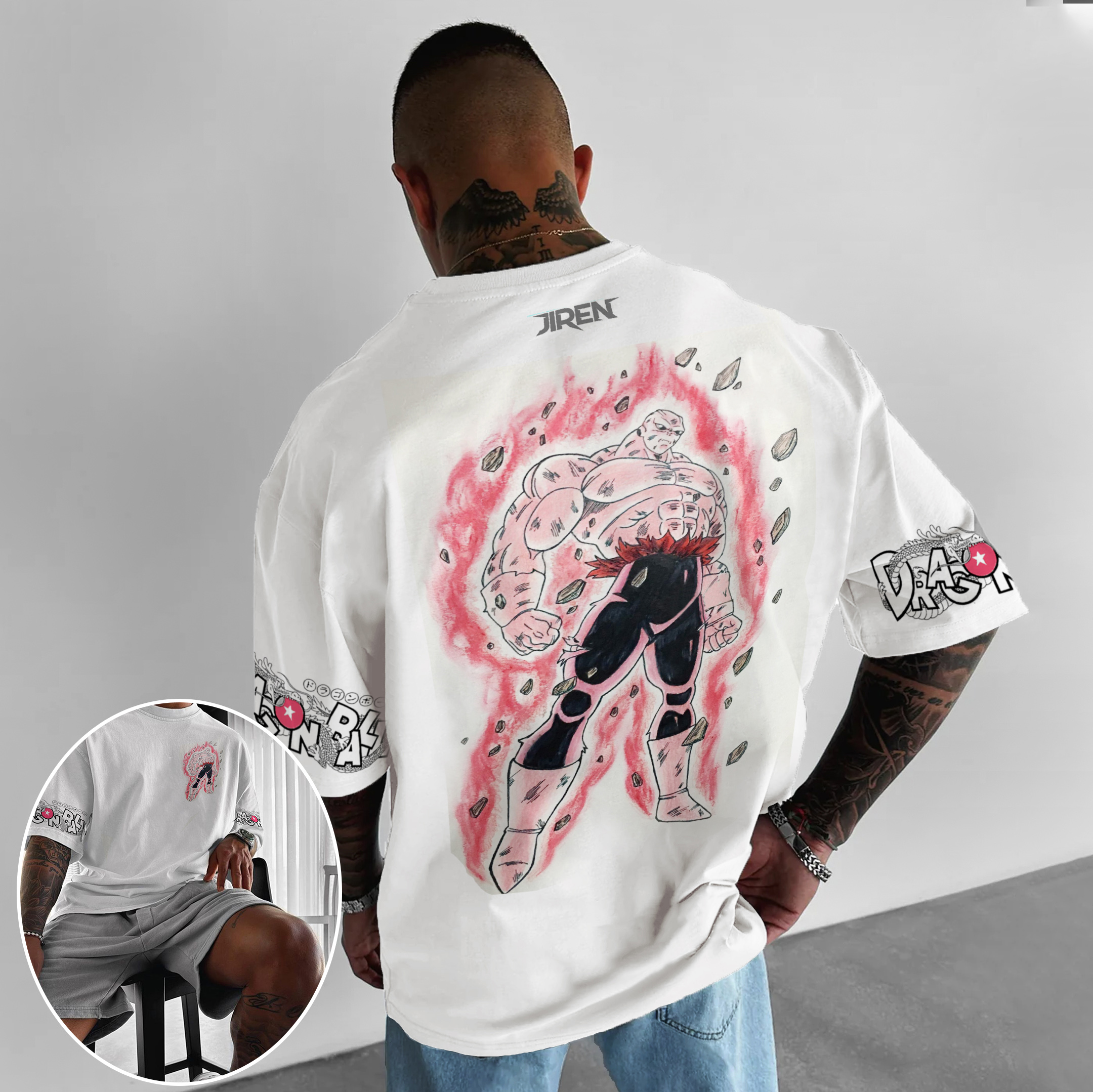 Unisex Oversized  Painting Printed T-shirt
