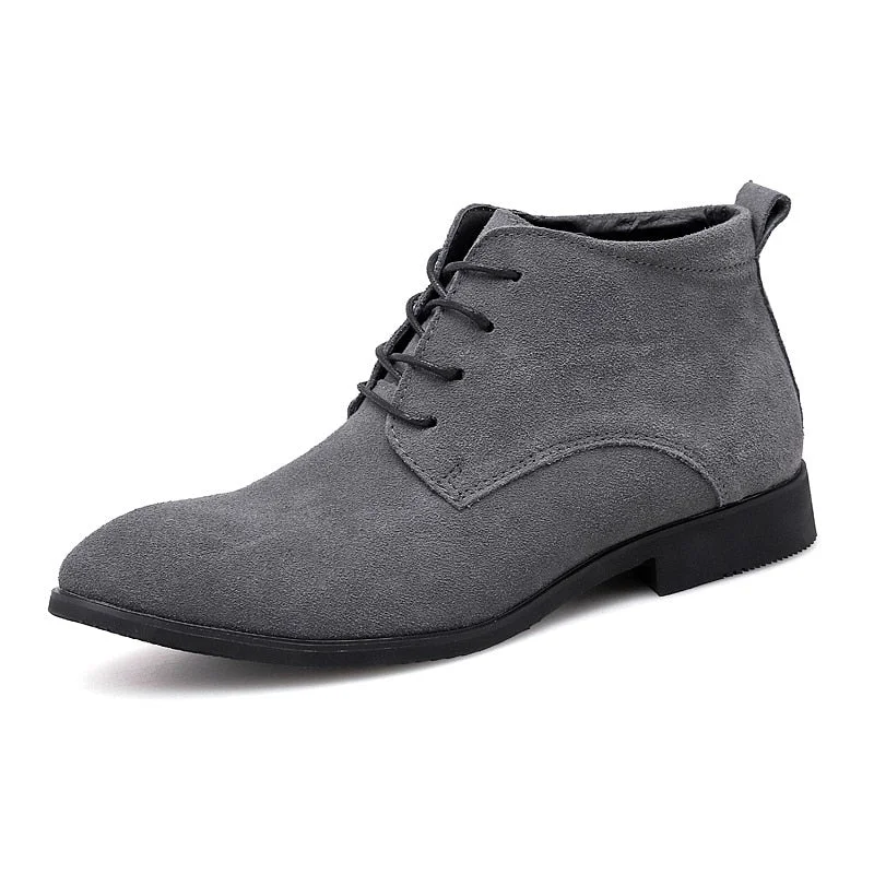 Really Leather Suede High Quality Leather Business Casual Shoes Men Dress Office Luxury Shoes Male Breathable Oxfords Men Formal