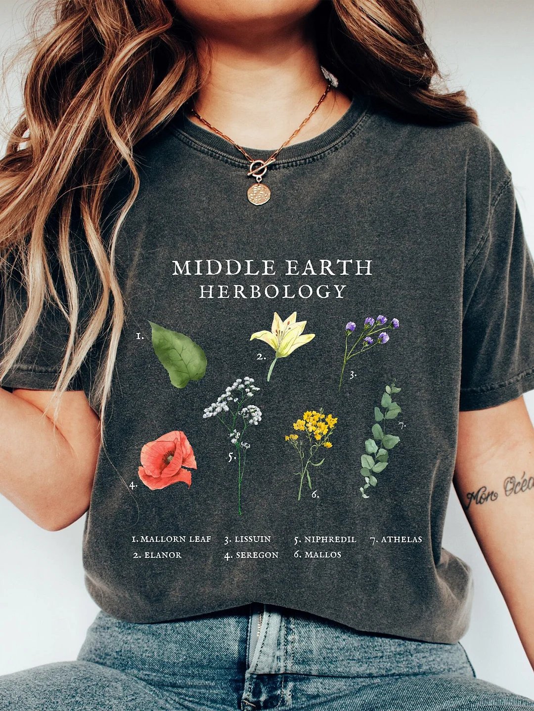 Middle Earth Herbology Shirt. Lord Of The Rings / DarkAcademias /Darkacademias