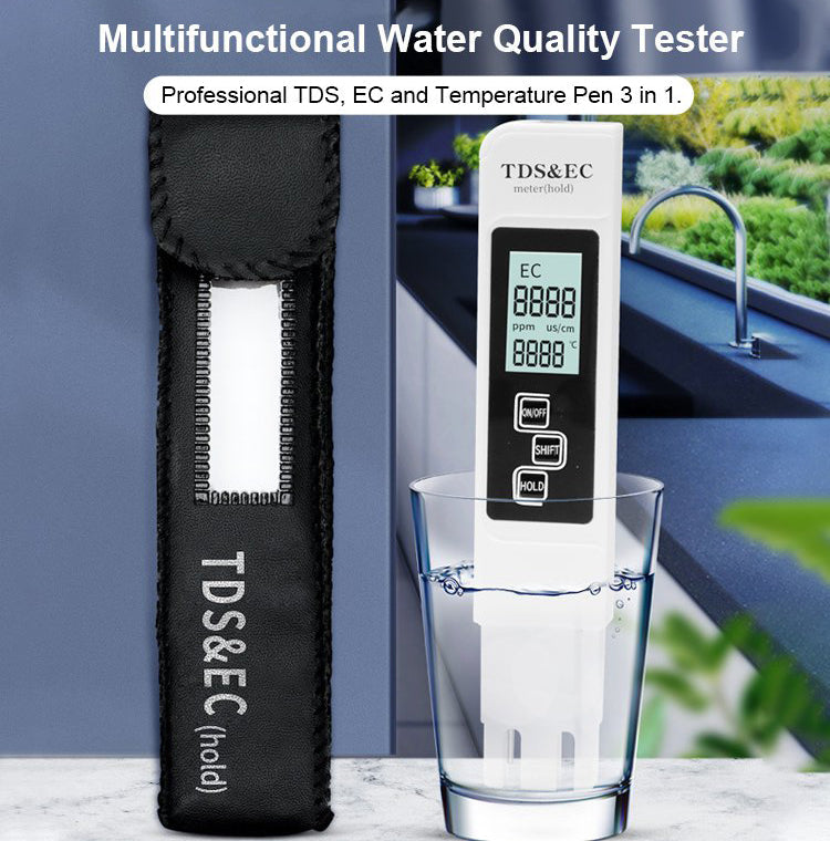 💧 Digital TDS Meter - Accurate Water Quality Tester with Large LCD Display