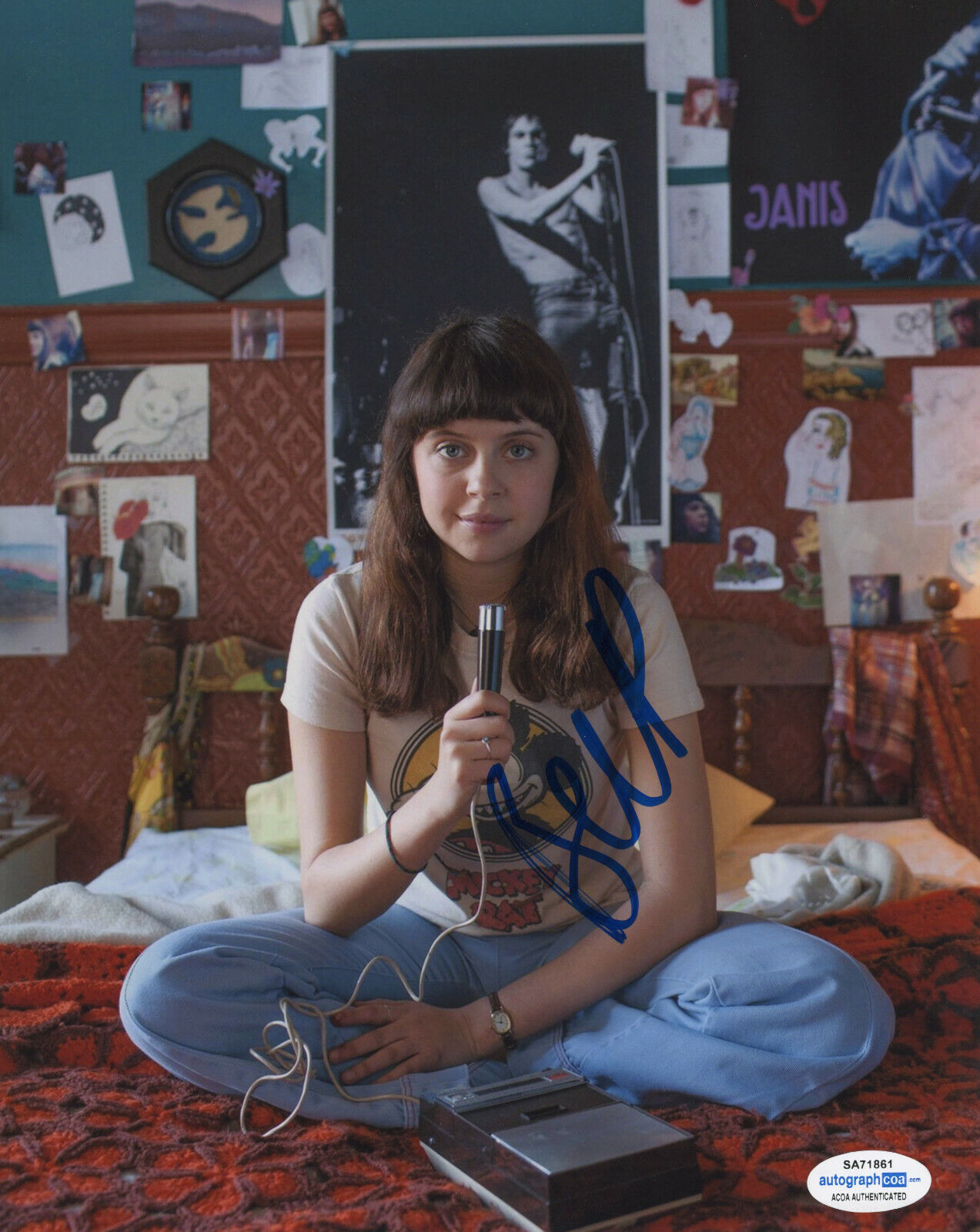 BEL POWLEY SIGNED THE DIARY OF A TEENAGE GIRL