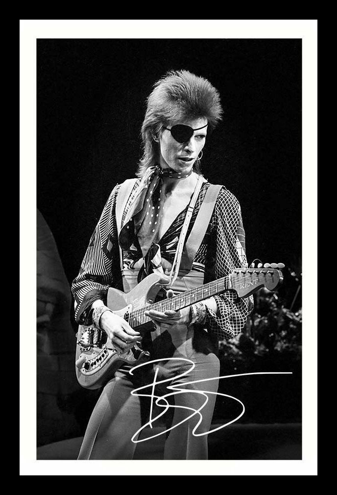 David Bowie Autograph Signed & Framed Photo Poster painting