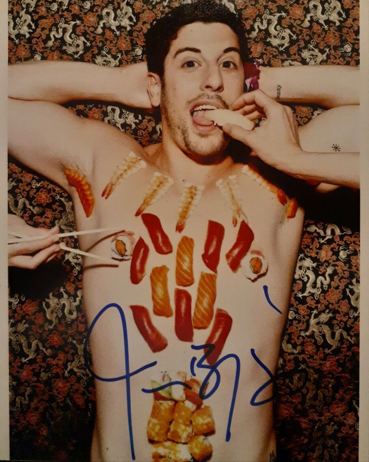 Jason Biggs signed 8x10