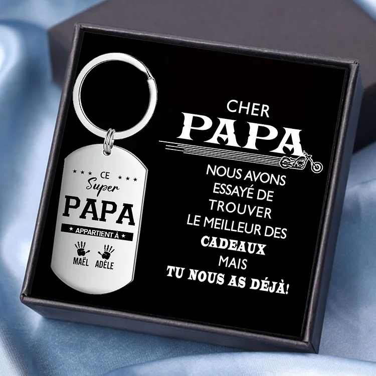 Cadeau d'anniversaire pour papa: Cadre décoré avec empreinte