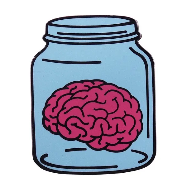 Foto del pin Cerebro en frasco