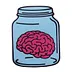 Cerebro en frasco