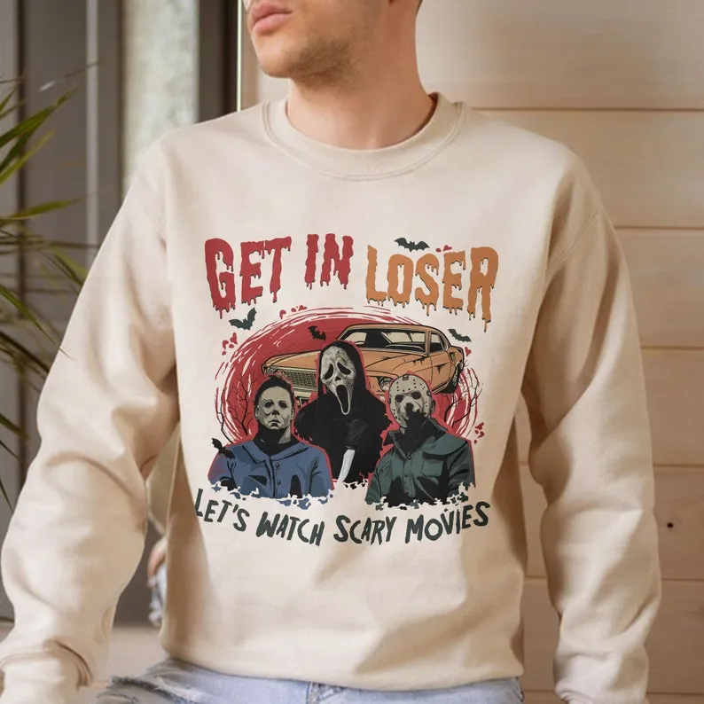 Let&iexcl;&macr;s Watch Scary Movies Sweatshirt