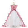 Kid Girl Lace Princess Party Wedding Dress