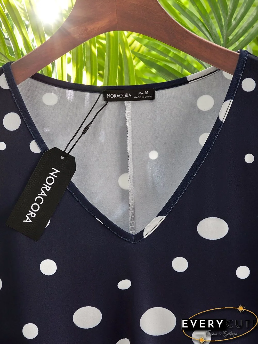 V Neck Short Sleeve A-Line Holiday Knitting Dress