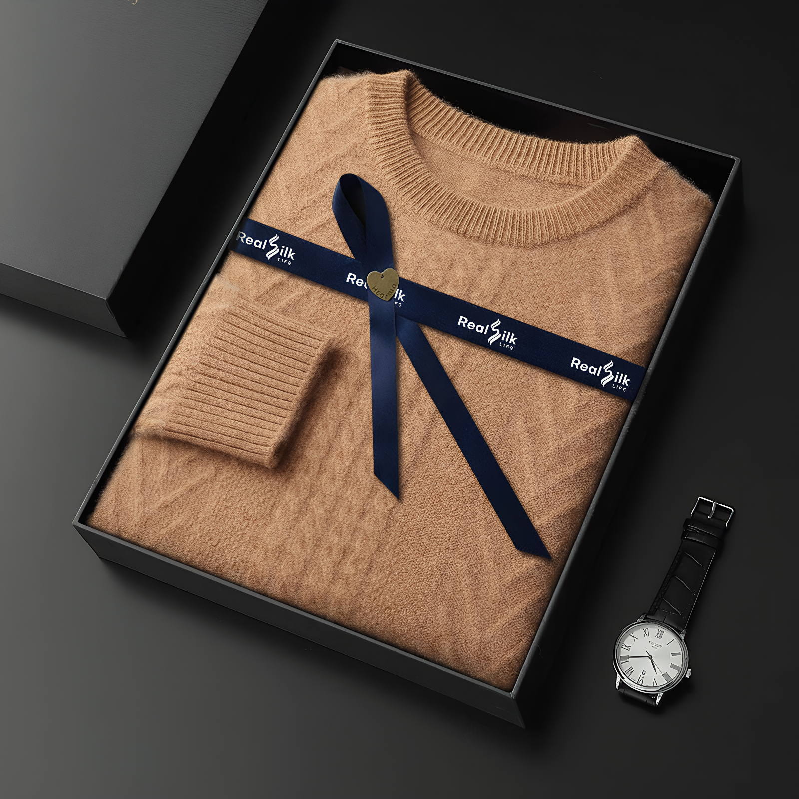 100 Cashmere Sweater For Men REAL SILK LIFE