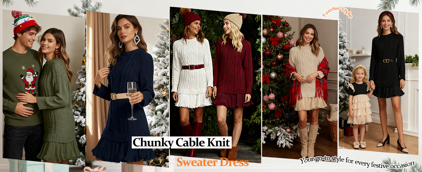 knit sweater dress