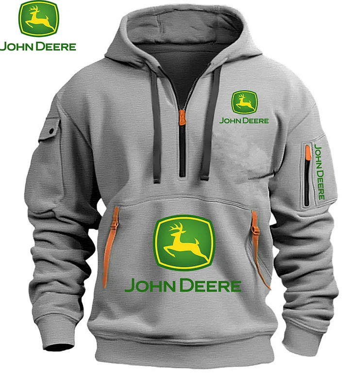 John Deere&reg; 2025 New Sport Outdoor Work Bluza z kapturem i podszewką z kaszmiru