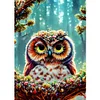 Diamond Painting-DIY Full Round Drill Owl
