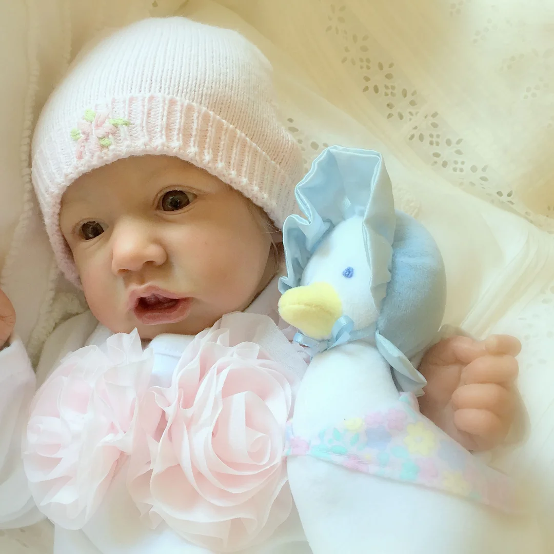 12'' Adorable Touch Real Reborn Full Silicone Baby Doll Girl Riley 2023- Soft Touch Weighted Baby Art Doll -Creativegiftss® - [product_tag] RSAJ-Creativegiftss®