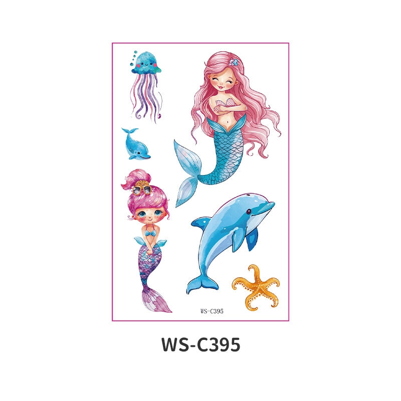 Mermaid Pet Tattoos & Body Art 1 Piece