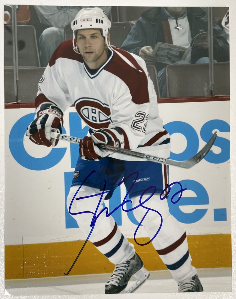 Steve Begin Signed Autographed Glossy 8x10 Photo Poster painting Montreal Canadiens - COA Matching Holograms